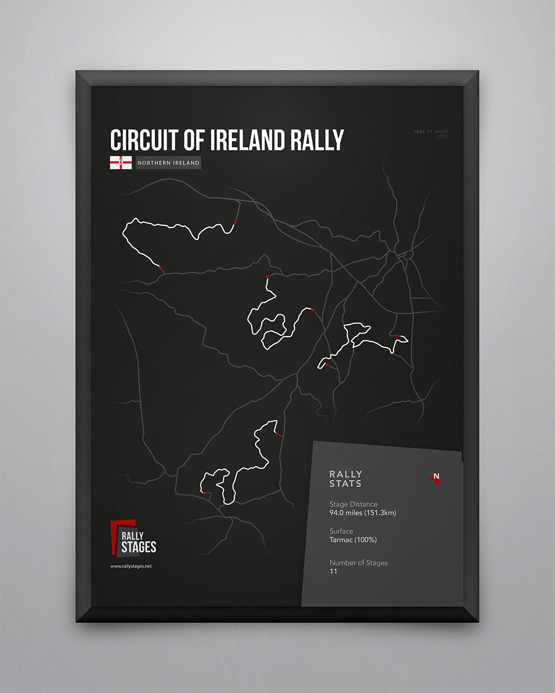 Circuit Of Ireland Rally 2025 Poster