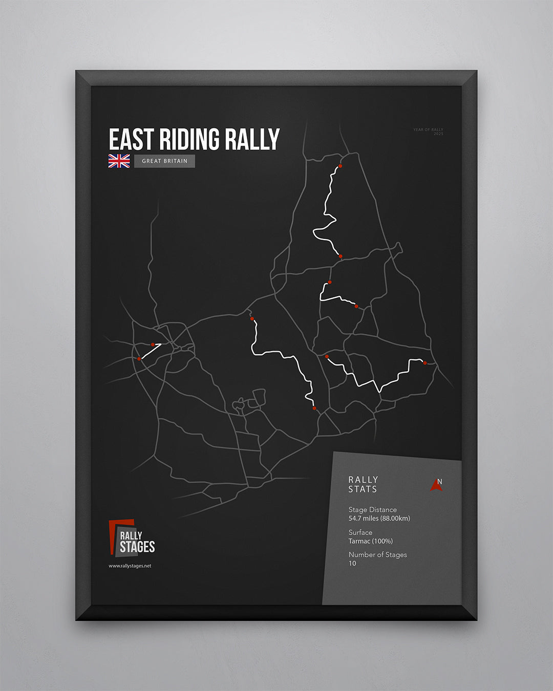 East Riding Rally 2025 Rally Poster