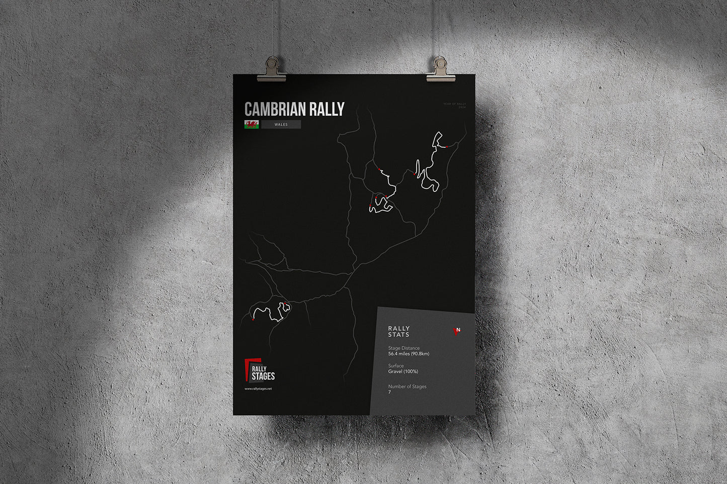 Cambrian rally 2024 Rally Poster