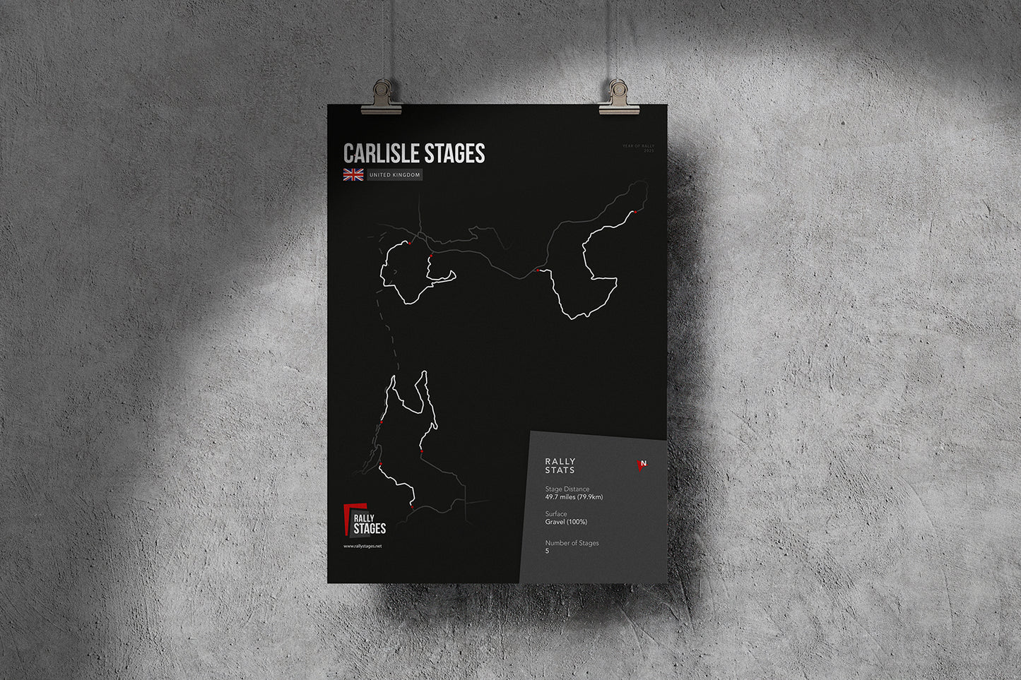 Carlise Stages 2025 Rally Poster