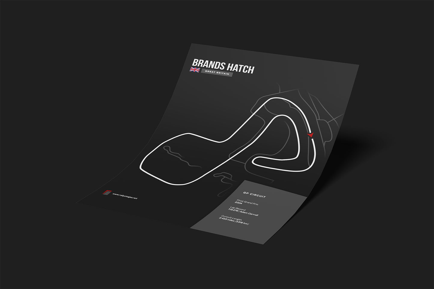 A3 Brands Hatch Grand Prix Poster