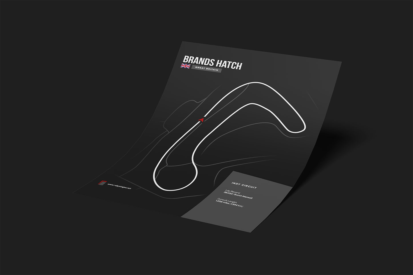 A3 Brands Hatch Poster