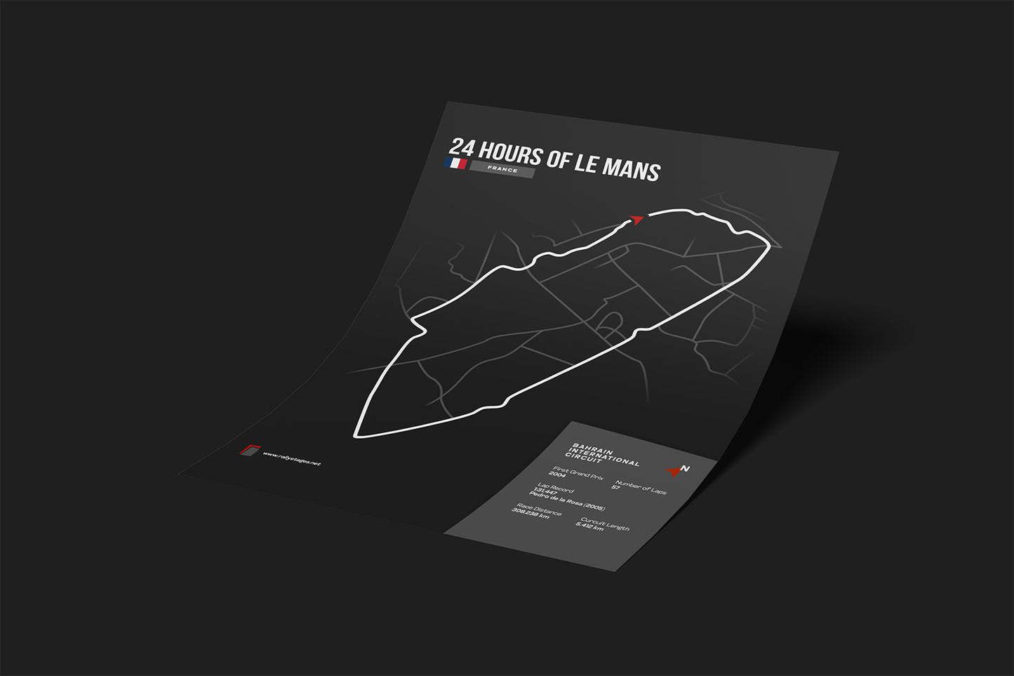 A3 24 Hours Of Le Mans Poster
