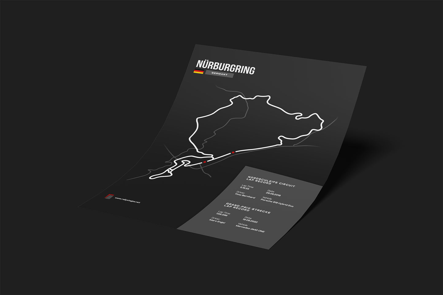 A3 Nurburgring Poster
