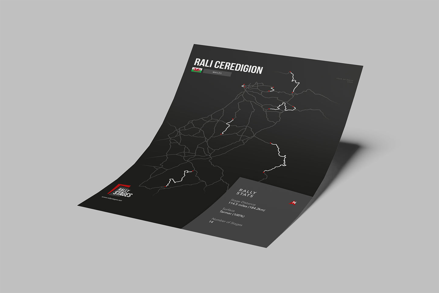 Rali Ceredigion 2024 Rally Poster