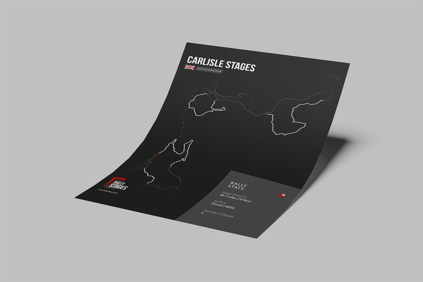 Carlise Stages 2025 Rally Poster
