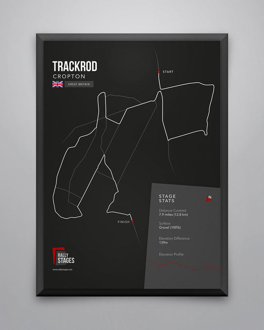 A3 Trackrod, Cropton Poster