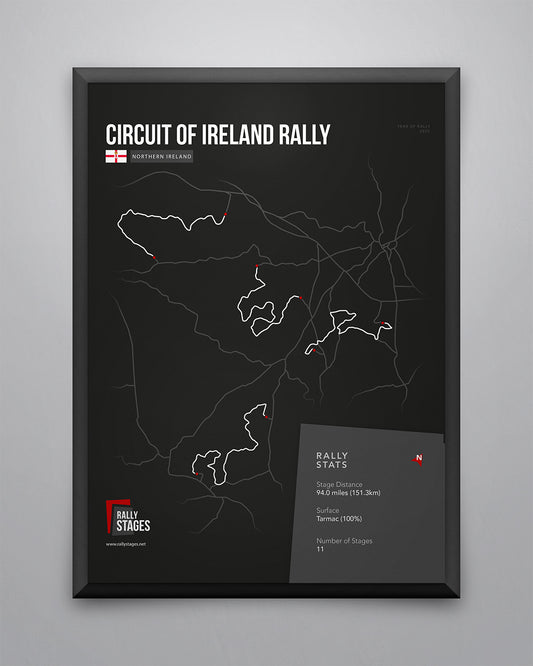 Circuit Of Ireland Rally 2025 Poster