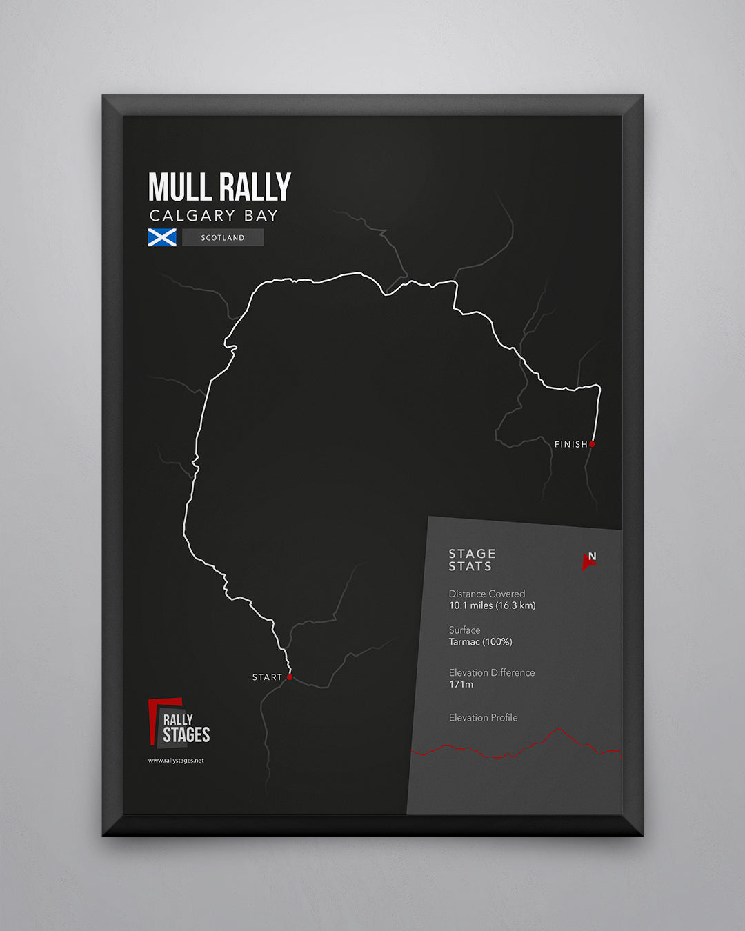 A3 Mull Rally, Calgary Bay Poster