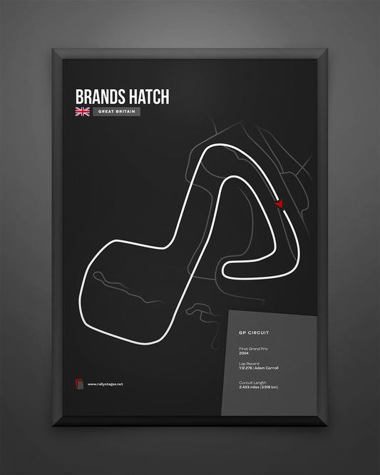 A3 Brands Hatch Grand Prix Poster