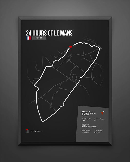 A3 24 Hours Of Le Mans Poster