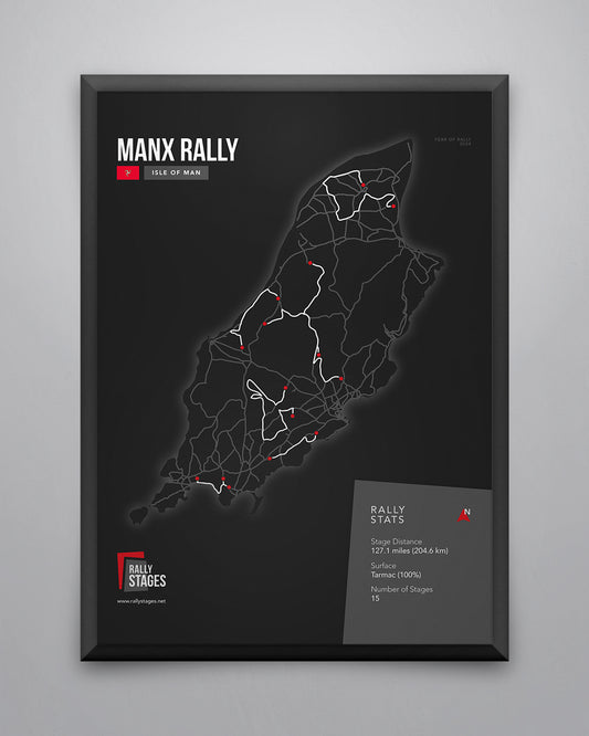 A3 Manx Rally 2024 Poster