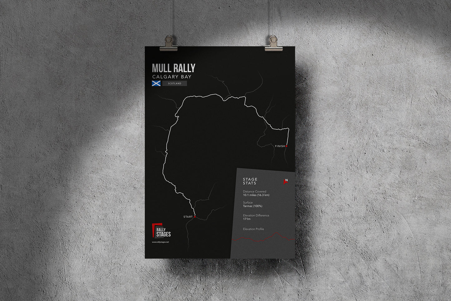 A3 Mull Rally, Calgary Bay Poster